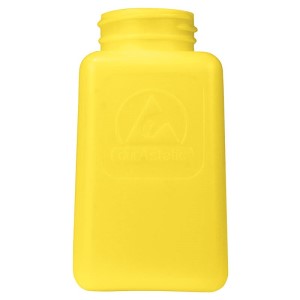 BOTTLE ONLY\, DURASTATIC\,YELLOW DISSIPATIVE\, HDPE\, 6OZ